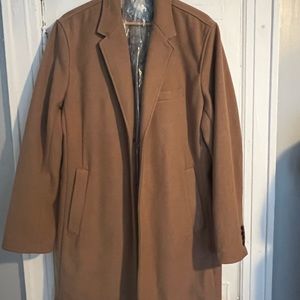 GAP Tan Pea Coat, Trench, Over Coat